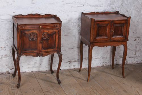 Harlequin Pair of Dark Walnut Bedsides