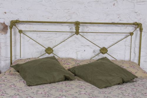 fig 1. Attractive all iron Spanish no end king size bed