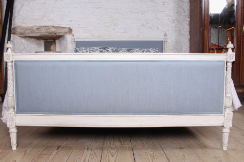 fig 2. Newly upholstered Empire style king size bed