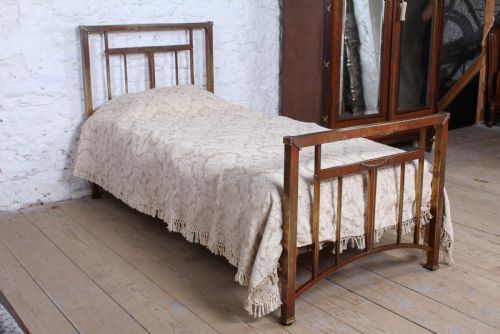 fig 1. Attractive Victorian all brass single bed