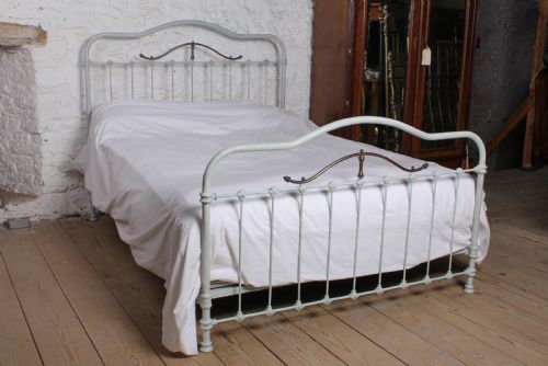 Pretty Iron and Brass French King Size Bed