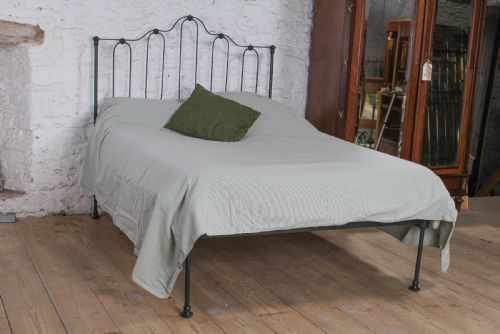 Lovely Early Iron No End Double Bed
