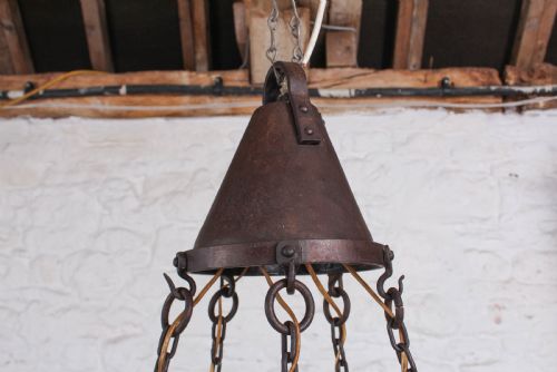 ARTS AND CRAFTS HANGING LAMP - ADDITIONAL PHOTO 2