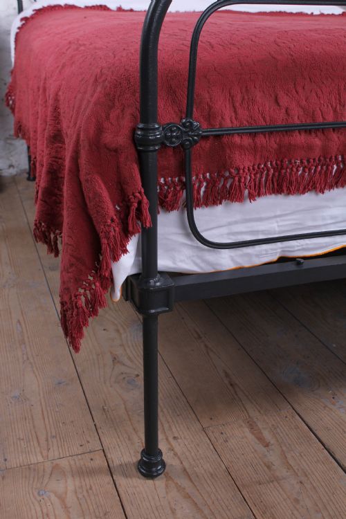 fig 3. Lovely simple Irish 5' all iron king size bed
