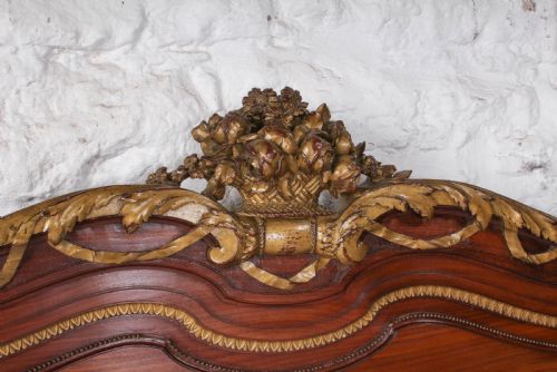 fig 3. Spectacular quality French mahogany double bed