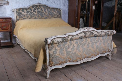 Fabulous Early Upholstered French King Size Bed