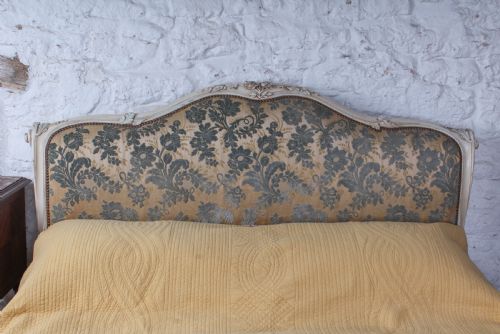 fig 1. Fabulous early upholstered French king size bed