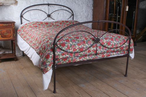 Attractive All Iron Irish Double Bed
