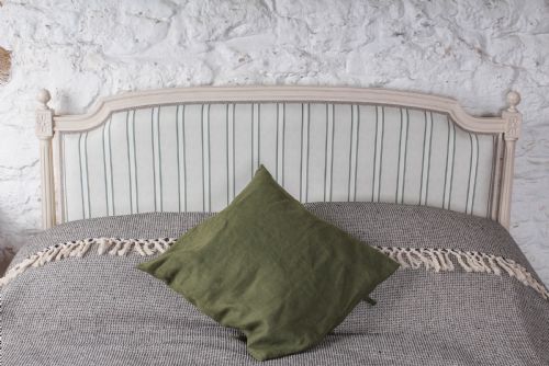 fig 1. Newly upholstered king size Empire style bed