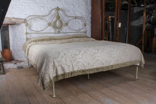 Fabulous Super King Size All Iron Victorian No End Bed