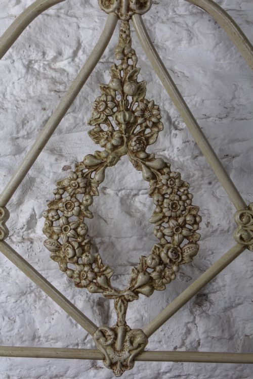 fig 2. Fabulous super king size all iron Victorian no end bed