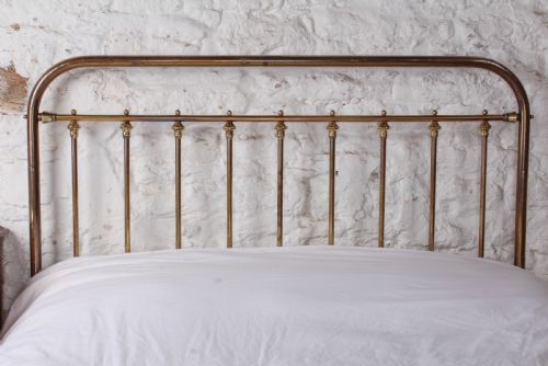 fig 2. Attractive French all brass European double bed