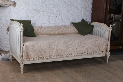fig 1. Lovely newly upholstered French day bed