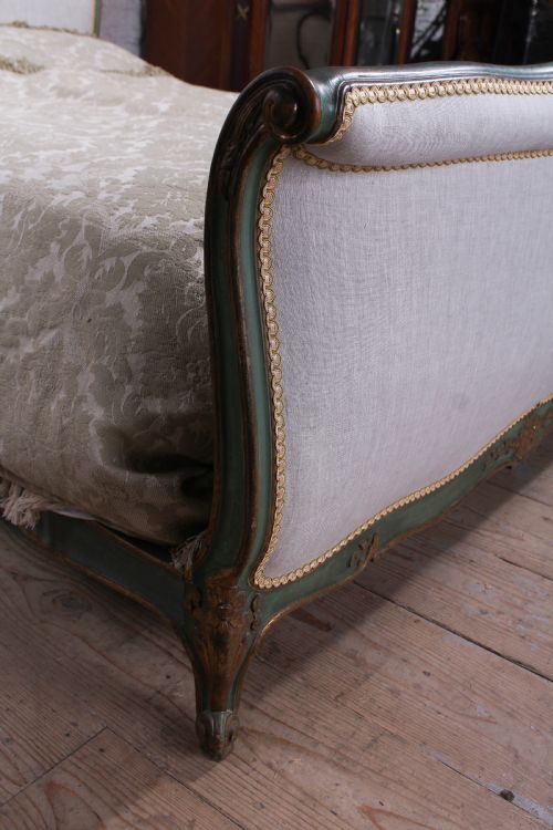 fig 1. Newly upholstered French Lit Bateau