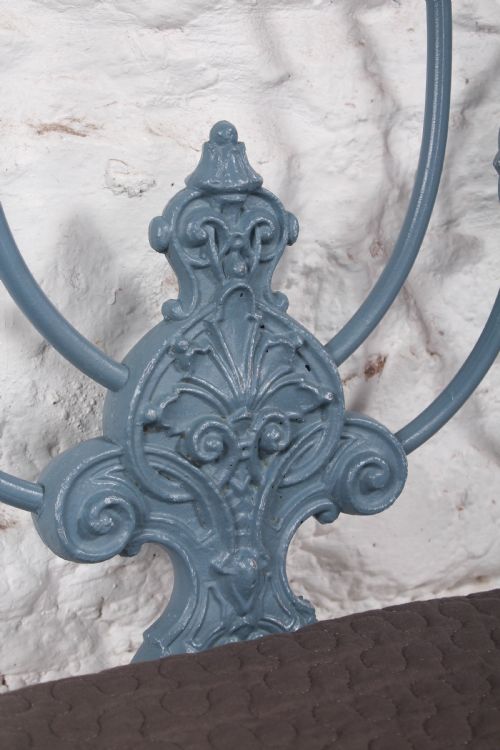 fig 3. Fabulous super king size all iron Victorian bed