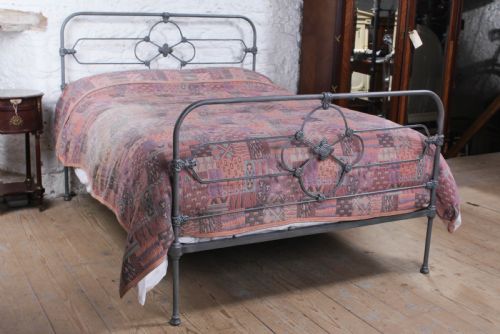Pleasing All Iron Irish King Size Bed