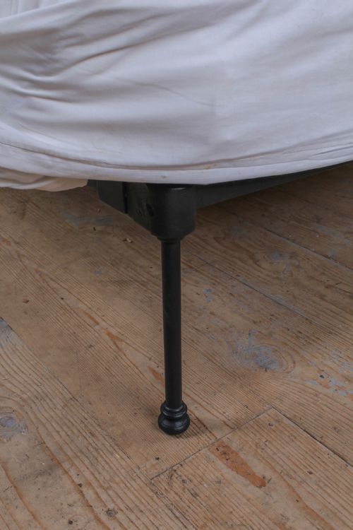 fig 3. Simply pleasing French all iron no end double bed