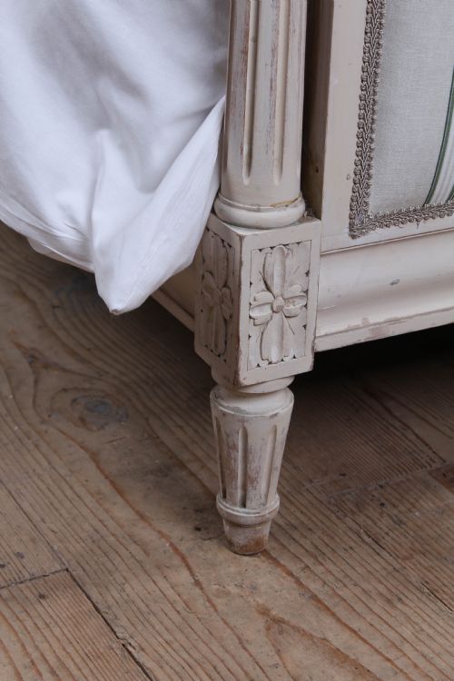 fig 2. King size Empire Style newly upholstered bed