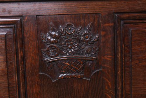 fig 2. Handsome Louis XVI stiyle oak king size bed