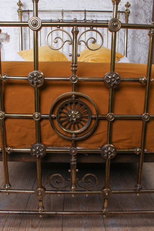 fig 2. Very handsome king size all brass bed