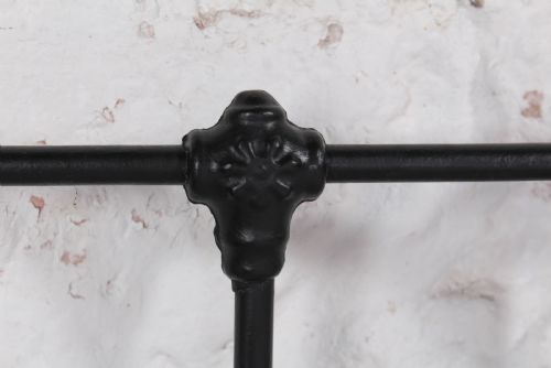 fig 2. Handsome simple all iron no end king size bed