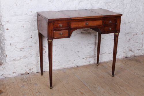 Spectacular French Walnut Fold Out Dressing Table