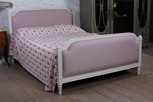 fig 1. Newly upholstered French Empire style king size bed