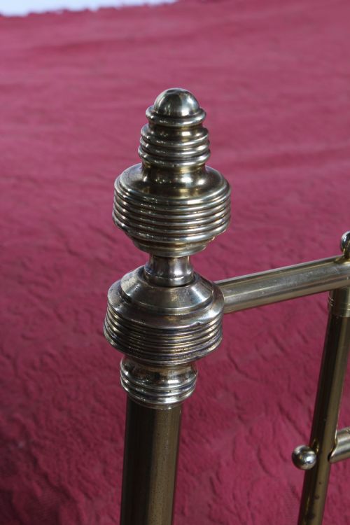 fig 2. Timeless elegantly beautiful king size brass bed