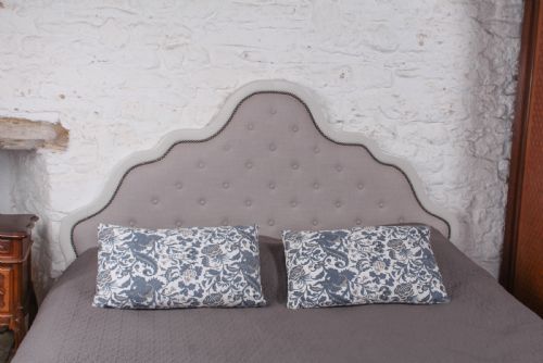 fig 1. Delightfully crafted newly upholstered French super king size bed