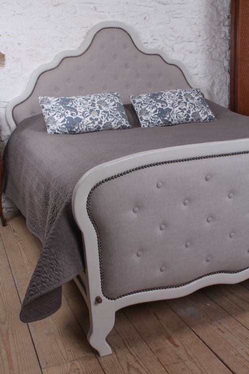fig 2. Delightfully crafted newly upholstered French super king size bed