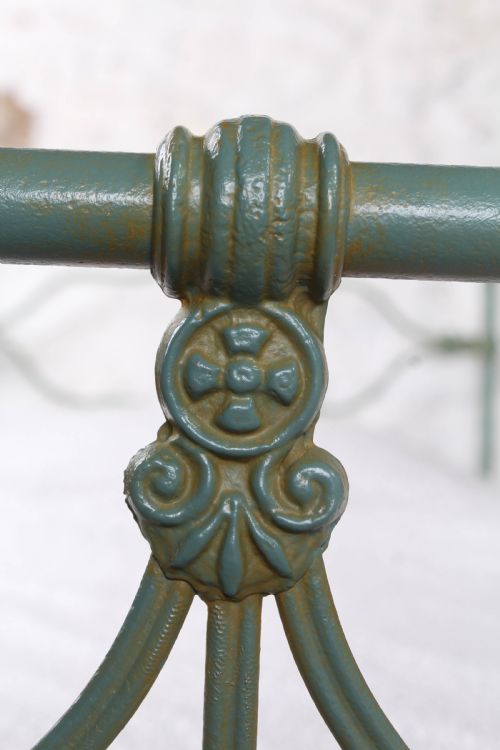 fig 4. Captivating pair of Irish Victorian all iron beds (can be joined)