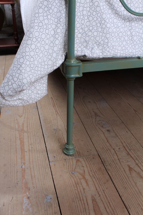 fig 5. Captivating pair of Irish Victorian all iron beds (can be joined)