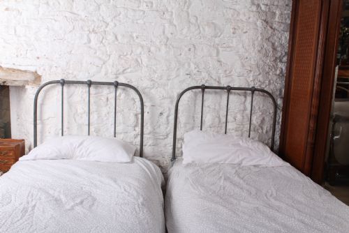 fig 4. Charming Pair of Utilitarian Single Beds