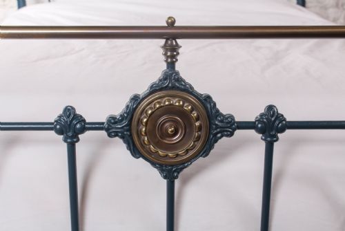 fig 3. Unique classic Victorian Brass and Iron King Size Bed