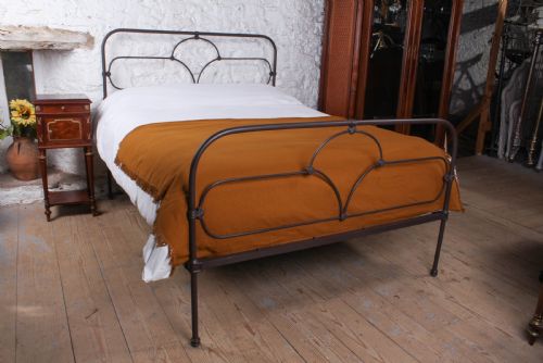 Pleasingly Simple All Iron Irish King Size Bed