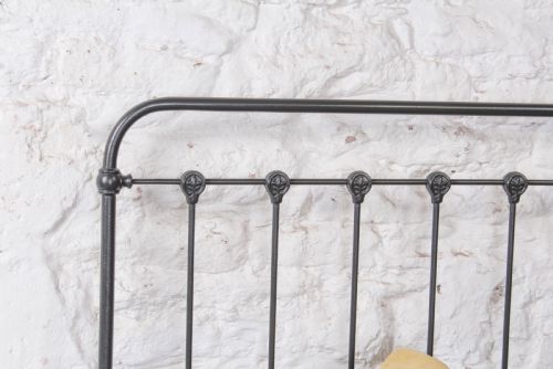 fig 2. Stylish simple all iron no end double bed