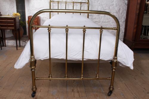 fig 2. Super attractive all brass single bed
