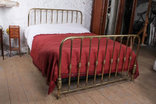 Very Rare Simple Shape with Finesse King Size Brass Bed