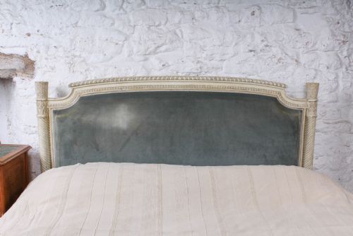fig 2. French upholstered king size Emperor style low end bed