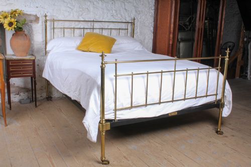 Charming Quality Winfield All Brass King Size Bed