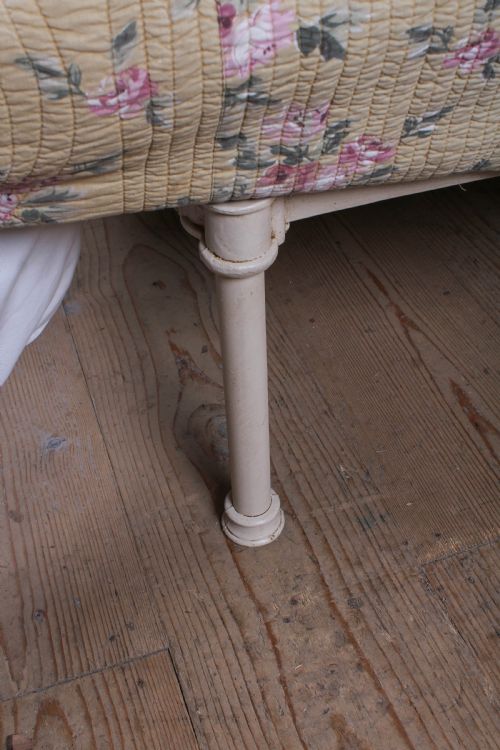 fig 3. Attractive French Iron Double No End Bed with Floral Detail