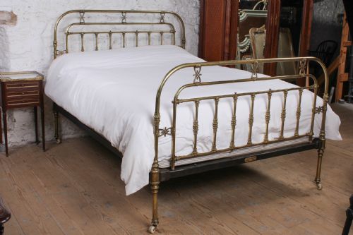 Absolutely Exquisite Winfield All Brass  King Size Bed