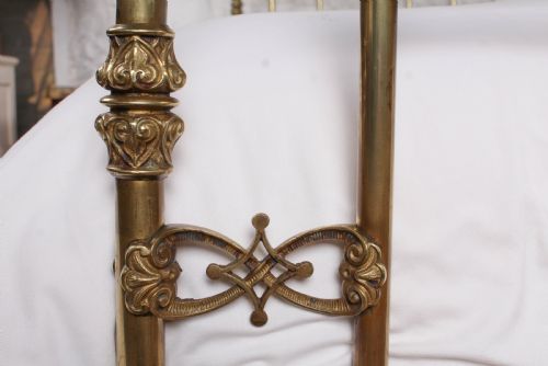 fig 3. Absolutely Exquisite Winfield All Brass  King Size Bed