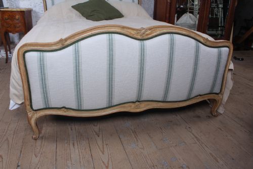 fig 4. Lovely Louis XV Style Upholstered King Size Bed