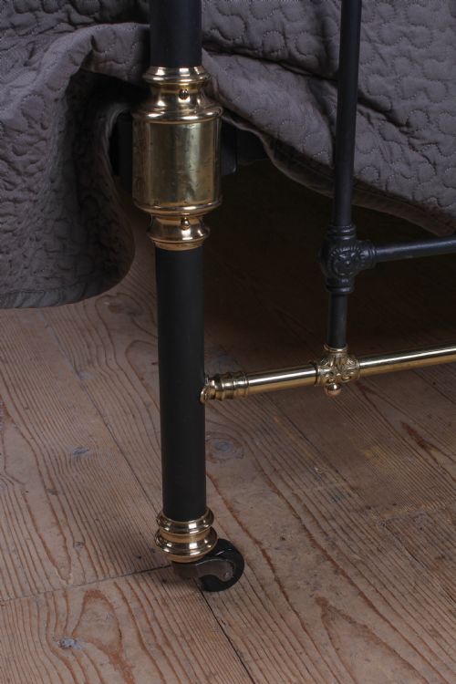 fig 3. Timelessly Classic Super King Bed with All Original Brass