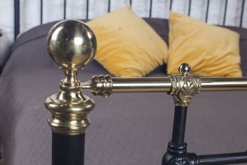 fig 4. Timelessly Classic Super King Bed with All Original Brass