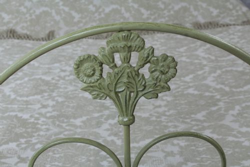 fig 2. Pretty simple Portuguese forged iron double bed