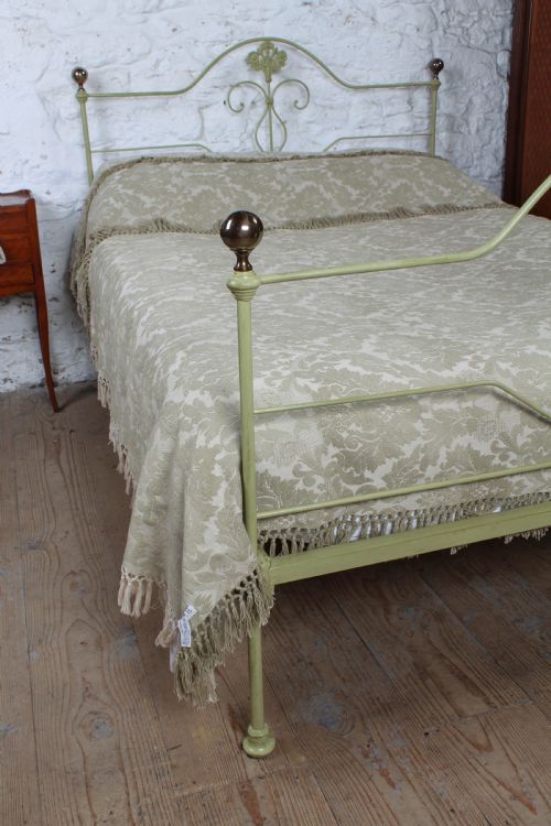 fig 3. Pretty simple Portuguese forged iron double bed