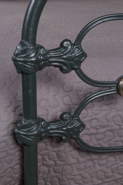 fig 2. Alluringly Attractive Victorian King Size bed with brass