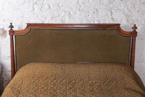 fig 4. Desirable and Handsome Louis XVI Style Small Super King Size Bed 
